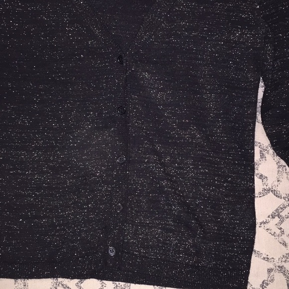 Last chance before donation ✨UO black sparkle cardigan - Picture 2 of 3